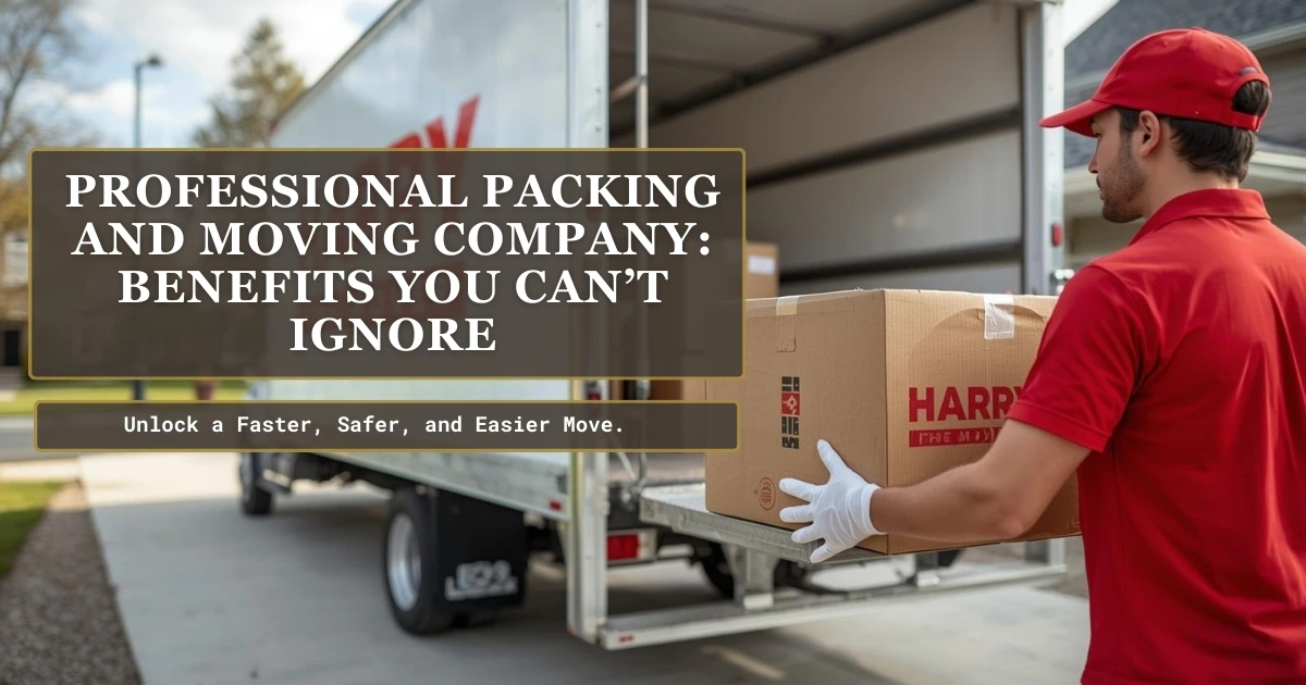 Professional Packing and Moving Company: Benefits You Can’t Ignore 1 Mover loading boxes into a truck – professional packing and moving services benefits.