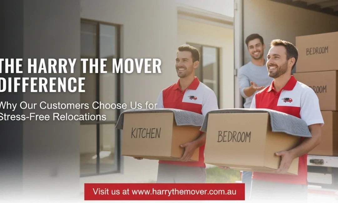 Professional house movers in Melbourne carrying boxes for a stress-free home relocation.