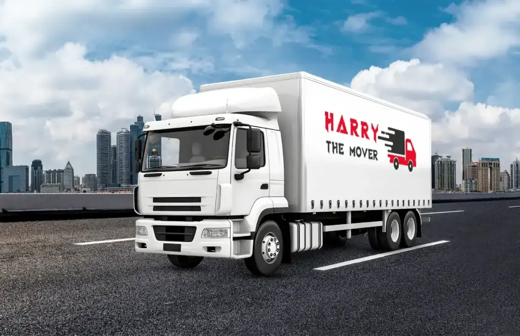 Modern moving truck from Harry The Mover providing house, office, interstate, and furniture relocation services with flexible scheduling and customised moving support across Melbourne.